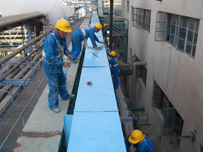 凤凰纸业电缆桥架防腐(20) - 广西三象防腐防水保温工程有限公司 www.sx311.cn